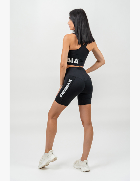 NEBBIA • High Waist Cycling Shorts ICONIC black • Nebshop.cz