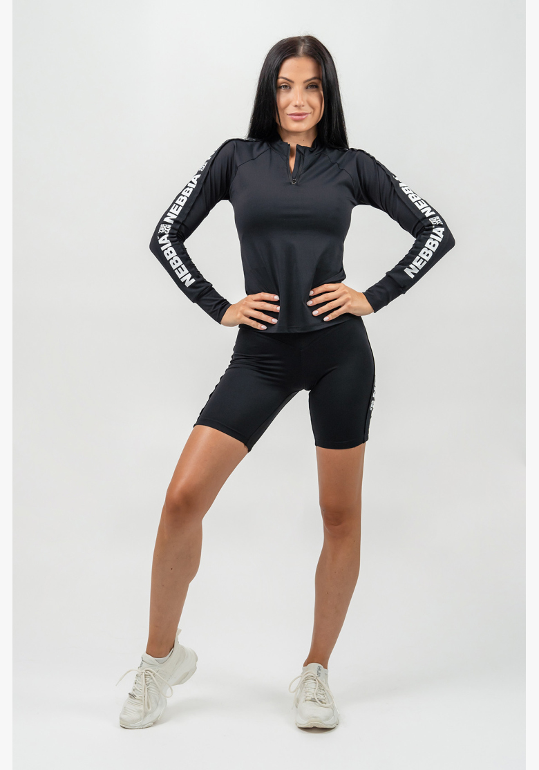 NEBBIA • Canotta sportiva a maniche lunghe WINNER nera • Nebshop.it NEBBIA • Canotta sportiva a maniche lunghe WINNER nera • Nebshop.it