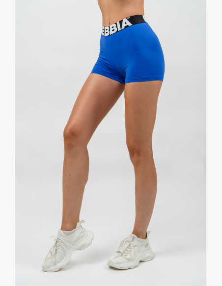 NEBBIA • Pantaloni fitness a vita alta GLUTE PUMP blu • Nebshop.cz