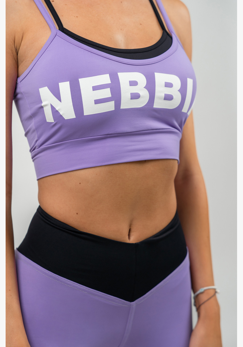 NEBBIA • Double-layer sports bra FLEX lilac • Nebshop.com NEBBIA • Double-layer sports bra FLEX lilac • Nebshop.com
