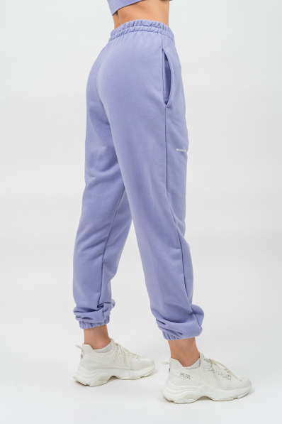 NEBBIA • Sportovní volné tepláky GYM TIME fialová • Nebshop.cz 2