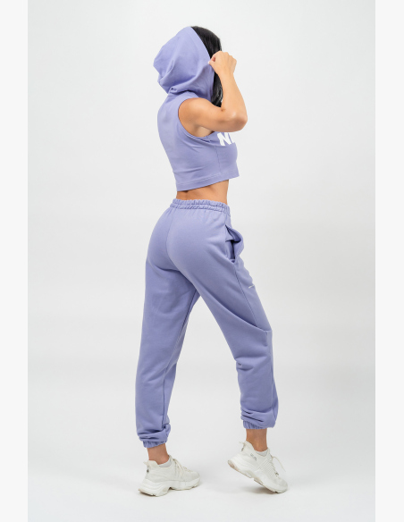 NEBBIA • Športové voľné tepláky GYM TIME fialová • Nebshop.sk