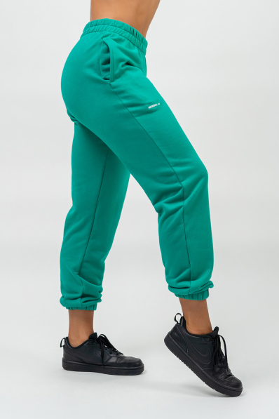 NEBBIA • Pantaloni sportivi larghi GYM TIME verde • Nebshop.it 2