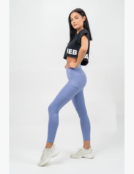NEBBIA • Maglietta crop top POWERHOUSE nera • Nebshop.cz
