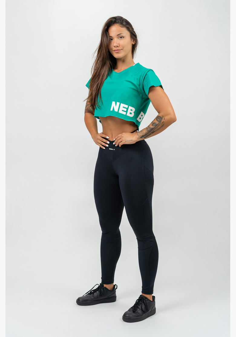 NEBBIA • Crop top tričko POWERHOUSE zelená • Nebshop.sk NEBBIA • Crop top tričko POWERHOUSE zelená • Nebshop.sk