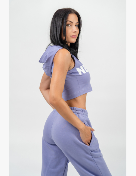 NEBBIA • Top senza maniche MUSCLE MOMMY viola • Nebshop.cz
