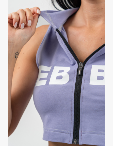 NEBBIA • Top senza maniche MUSCLE MOMMY viola • Nebshop.cz