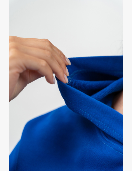 NEBBIA • Felpa oversize con cappuccio GYM RAT blu • Nebshop.cz