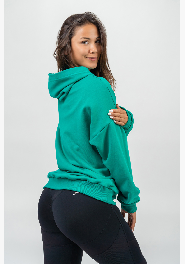 NEBBIA • Oversize hoodie GYM RAT green • Nebshop.cz NEBBIA • Oversize hoodie GYM RAT green • Nebshop.cz