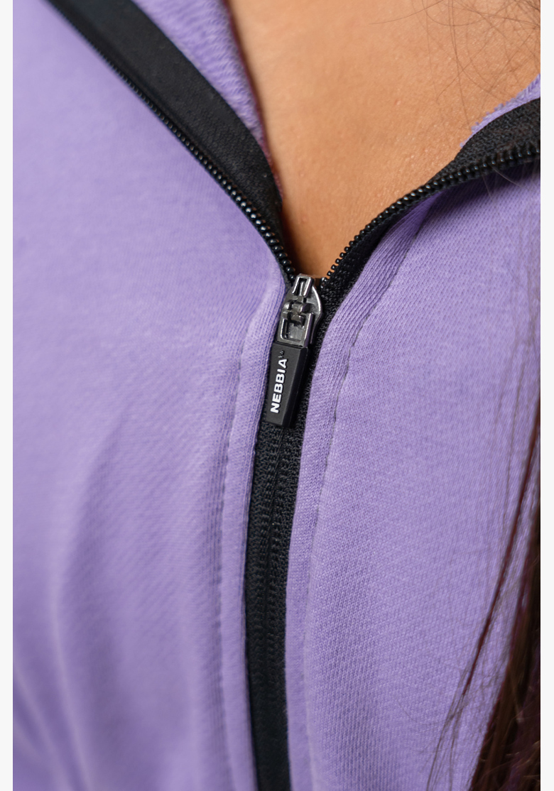 NEBBIA • ICONIC cropped hoodie lilac • Nebshop.com NEBBIA • ICONIC cropped hoodie lilac • Nebshop.com