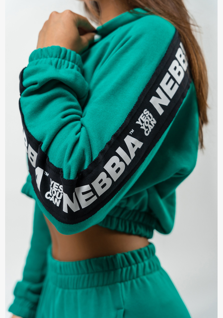 NEBBIA • Felpa con cappuccio ICONIC verde • Nebshop.it NEBBIA • Felpa con cappuccio ICONIC verde • Nebshop.it
