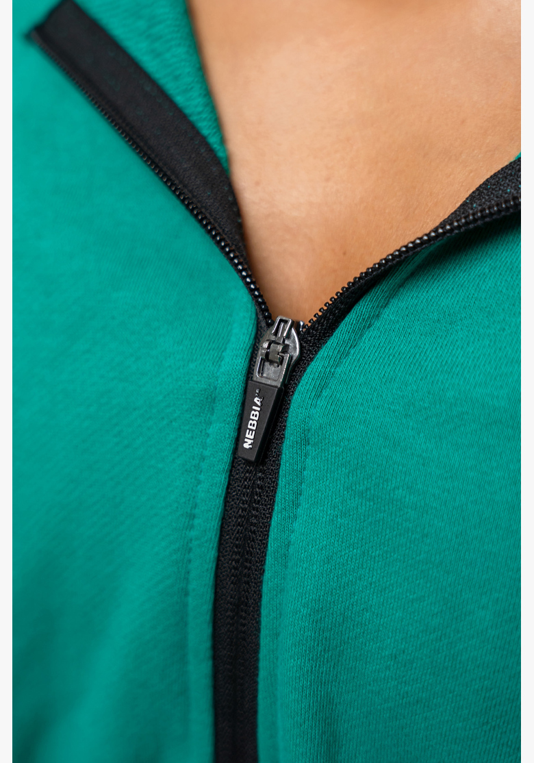 NEBBIA • Felpa con cappuccio ICONIC verde • Nebshop.it NEBBIA • Felpa con cappuccio ICONIC verde • Nebshop.it