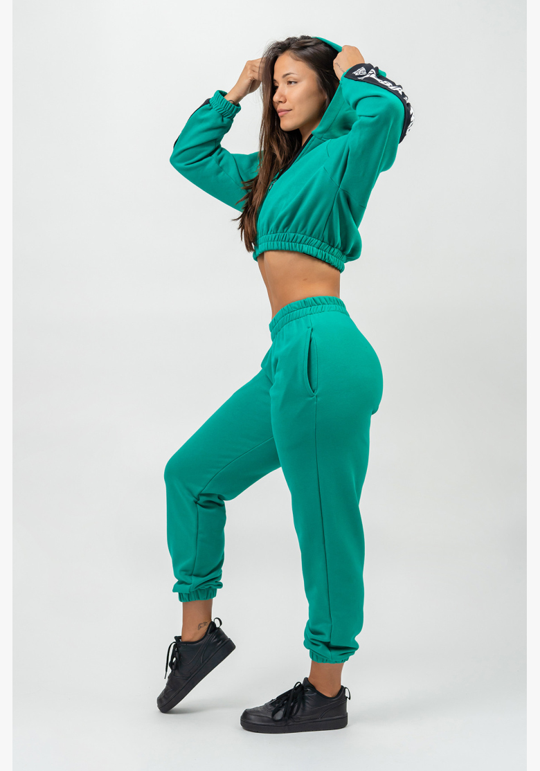 NEBBIA • Felpa con cappuccio ICONIC verde • Nebshop.it NEBBIA • Felpa con cappuccio ICONIC verde • Nebshop.it