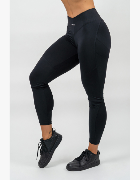 NEBBIA • Tvarujúce legíny s vysokým pásom GLUTE PUMP čierna • Nebshop.sk