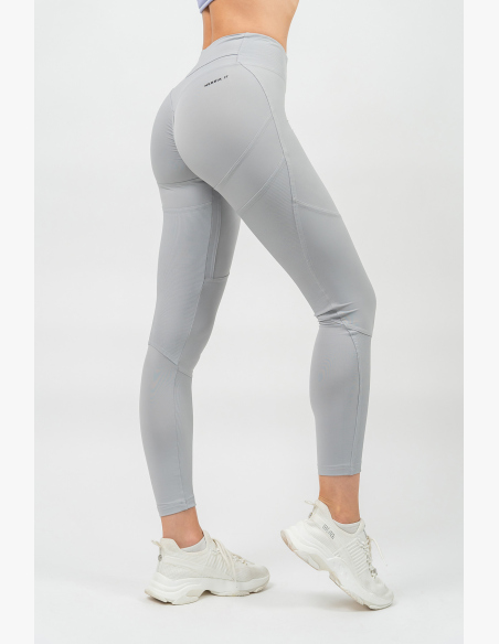 NEBBIA • Tvarujúce legíny s vysokým pásom GLUTE PUMP šedá • Nebshop.sk