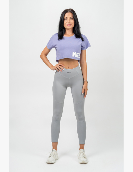 NEBBIA • Tvarujúce legíny s vysokým pásom GLUTE PUMP šedá • Nebshop.sk