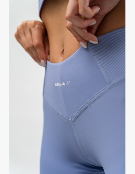 NEBBIA • Tvarujúce legíny s vysokým pásom GLUTE PUMP fialová • Nebshop.sk