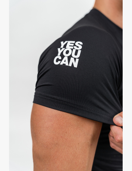 NEBBIA • Maglietta Sportiva Compression ENDURANCE nera • Nebshop.it