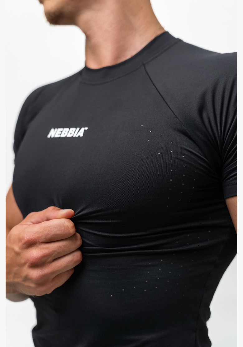 NEBBIA • Maglietta Sportiva Compression ENDURANCE nera • Nebshop.it NEBBIA • Maglietta Sportiva Compression ENDURANCE nera • Nebshop.it