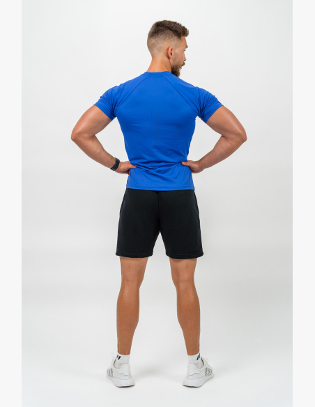 NEBBIA • Maglietta Sportiva Compressa ENDURANCE blu • Nebshop.it
