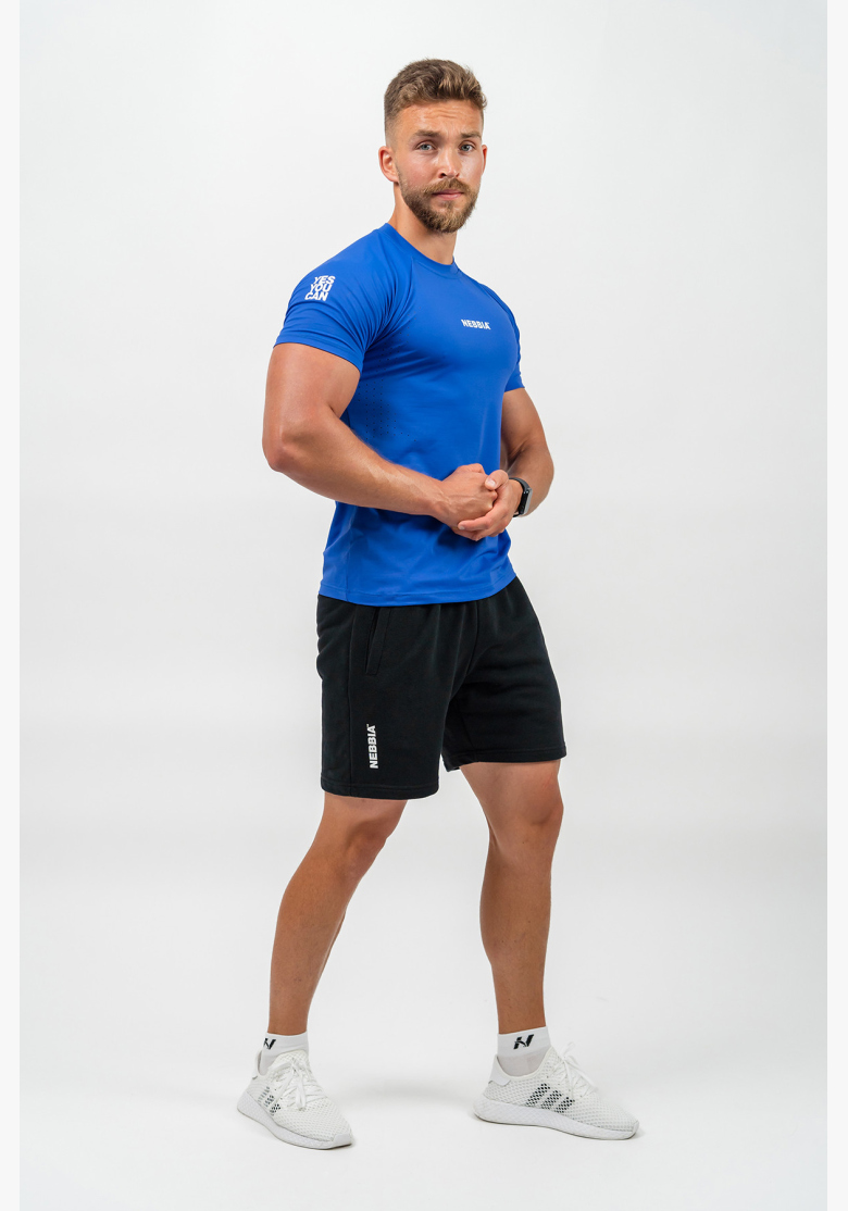 NEBBIA • Maglietta Sportiva Compressa ENDURANCE blu • Nebshop.it NEBBIA • Maglietta Sportiva Compressa ENDURANCE blu • Nebshop.it