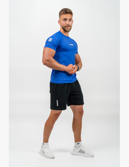 NEBBIA • Maglietta Sportiva Compressa ENDURANCE blu • Nebshop.it