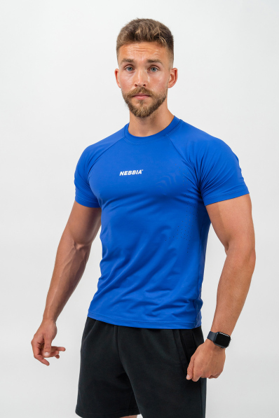 NEBBIA • Compression Sports Shirt ENDURANCE blue • Nebshop.cz