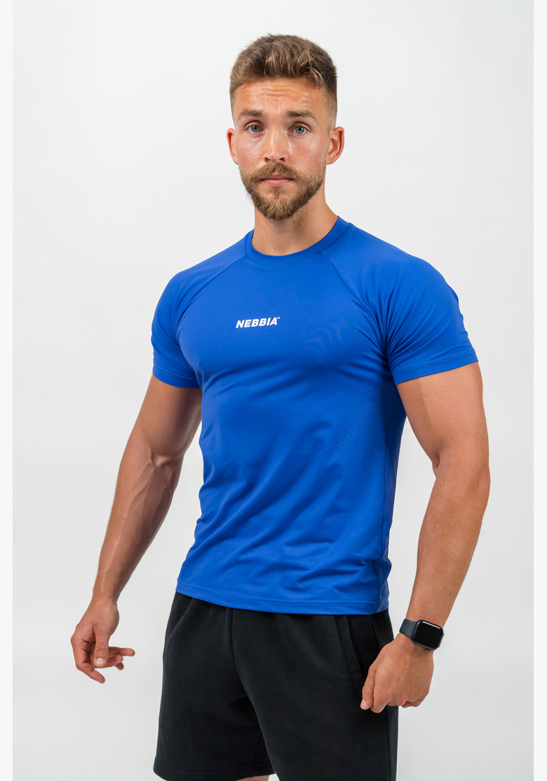 NEBBIA • Maglietta Sportiva Compressa ENDURANCE blu • Nebshop.it NEBBIA • Maglietta Sportiva Compressa ENDURANCE blu • Nebshop.it