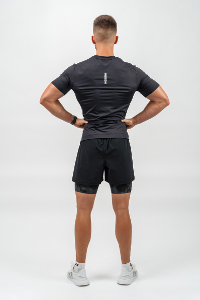 NEBBIA • Maglietta Sportiva Funzionale RESISTANCE nera • Nebshop.cz 2