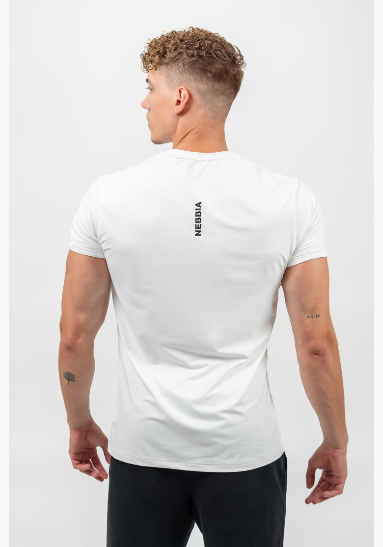 NEBBIA • Funkční Sportovní Tričko RESISTANCE bíla • Nebshop.cz NEBBIA • Funkční Sportovní Tričko RESISTANCE bíla • Nebshop.cz