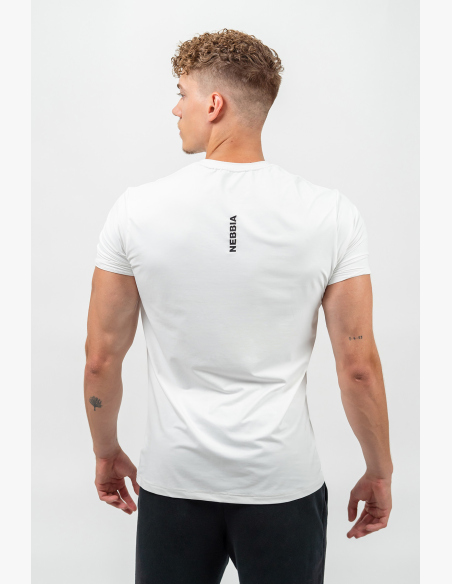 NEBBIA • Maglietta Sportiva Funzionale RESISTANCE bianca • Nebshop.it