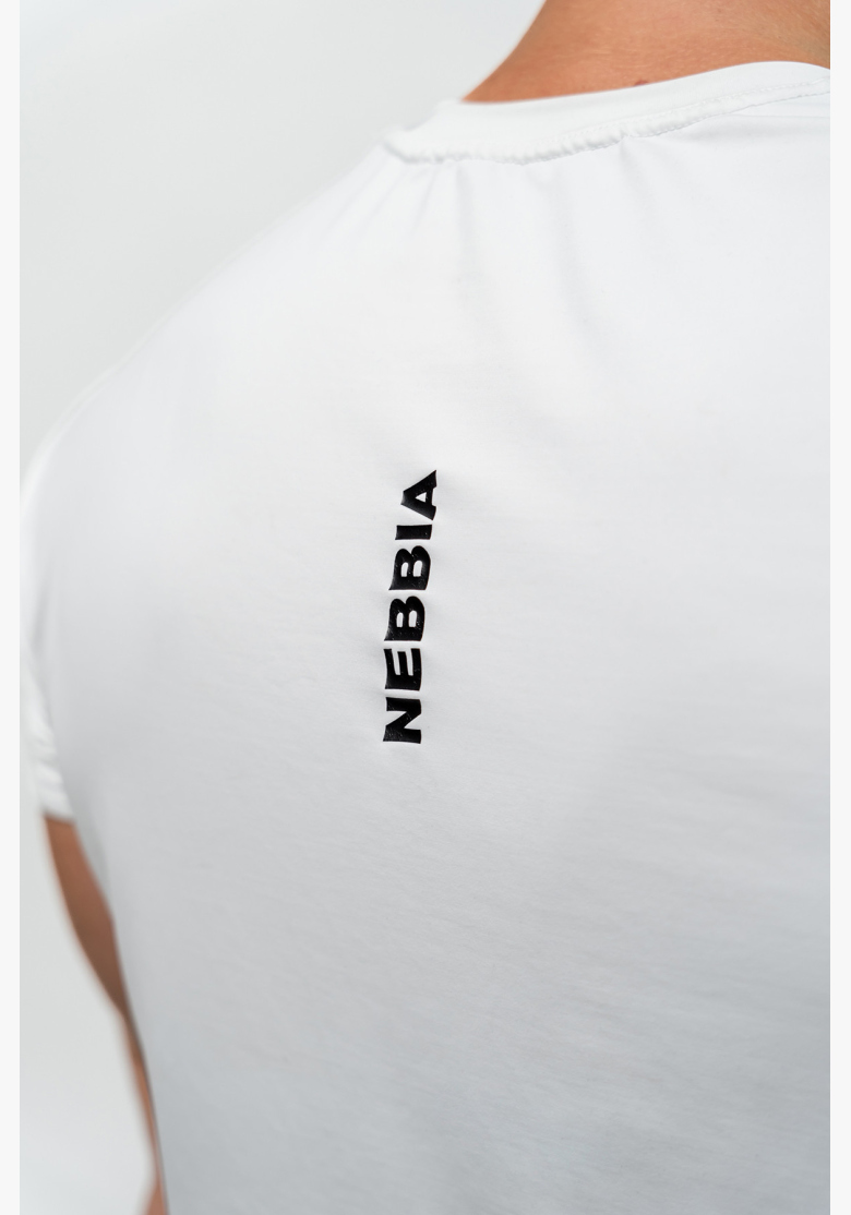 NEBBIA • Funkční Sportovní Tričko RESISTANCE bíla • Nebshop.cz NEBBIA • Funkční Sportovní Tričko RESISTANCE bíla • Nebshop.cz
