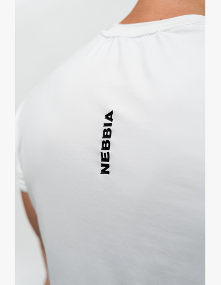 NEBBIA • Maglietta Sportiva Funzionale RESISTANCE bianca • Nebshop.it