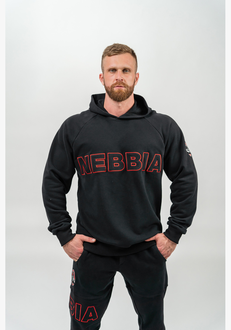 NEBBIA • Mikina s kapucí LEGACY čierna • Nebshop.sk NEBBIA • Mikina s kapucí LEGACY čierna • Nebshop.sk
