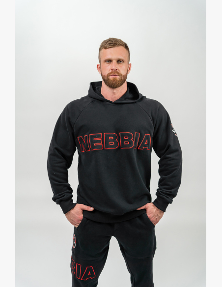 NEBBIA • LEGACY Hoodie Black • Nebshop.cz