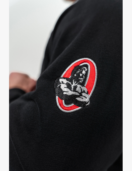 NEBBIA • Felpa con cappuccio LEGACY nera • Nebshop.cz