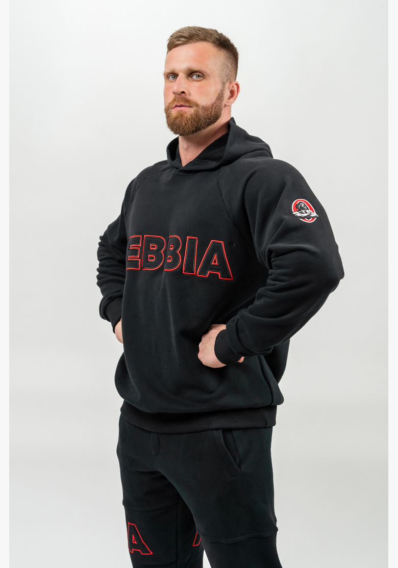 NEBBIA • Felpa con cappuccio LEGACY nera • Nebshop.cz NEBBIA • Felpa con cappuccio LEGACY nera • Nebshop.cz