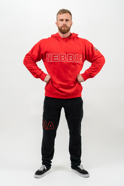 NEBBIA • Mikina s kapucí LEGACY červená • Nebshop.sk 2