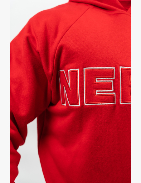 NEBBIA • Mikina s kapucí LEGACY červená • Nebshop.sk