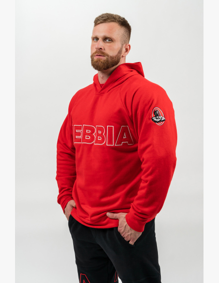 NEBBIA • Mikina s kapucí LEGACY červená • Nebshop.sk