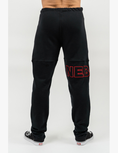 NEBBIA • Voľné tepláky s vreckami COMMITMENT čierna • Nebshop.sk