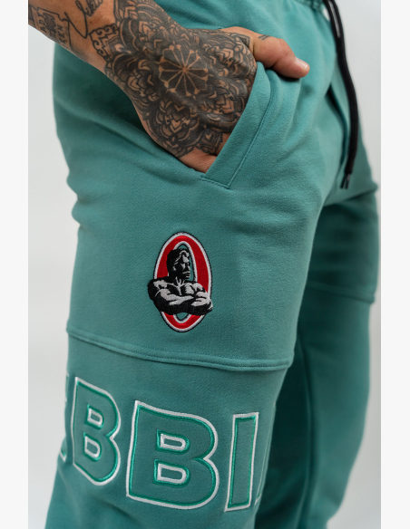 NEBBIA • Voľné tepláky s vreckami COMMITMENT zelená • Nebshop.sk