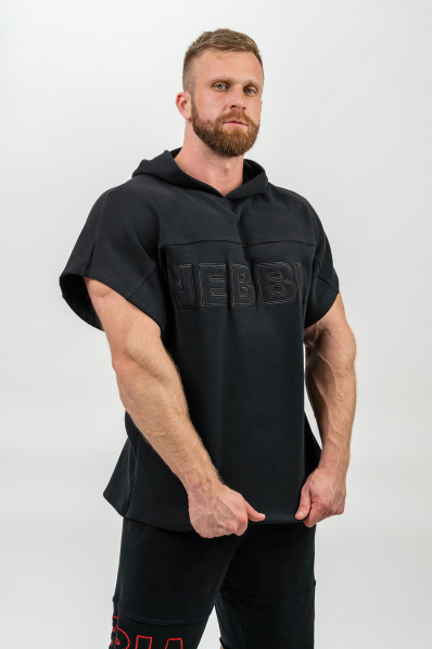NEBBIA • Rag top s kapucí REAL CHAMPION čierna • Nebshop.sk