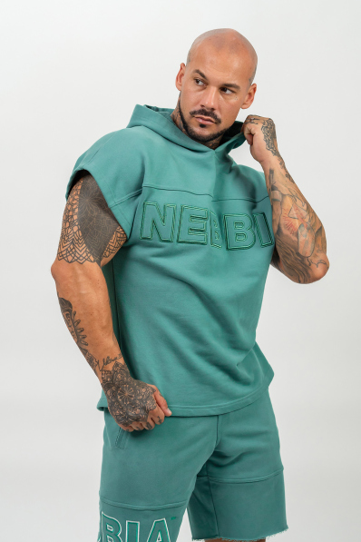 NEBBIA • Rag top s kapucňou REAL CHAMPION zelená • Nebshop.sk