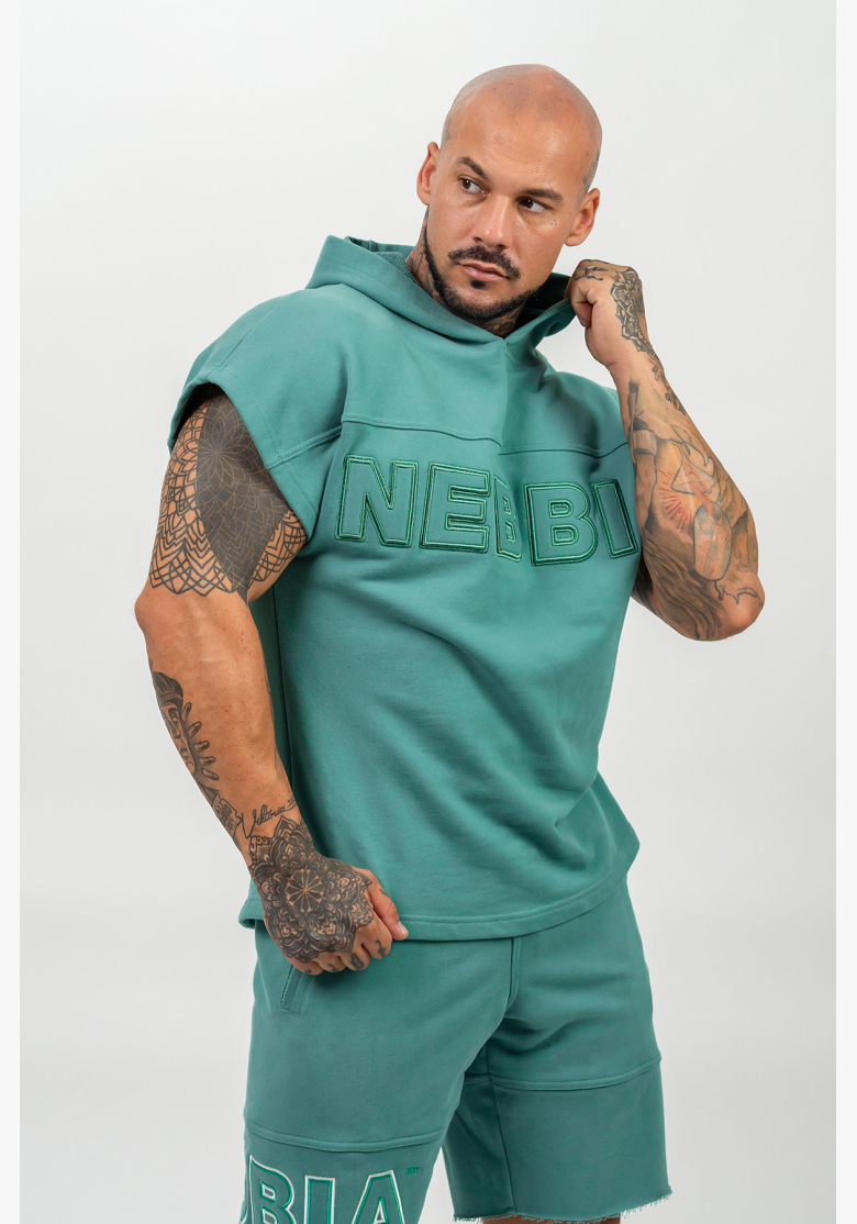 NEBBIA • Rag top s kapucňou REAL CHAMPION zelená • Nebshop.sk NEBBIA • Rag top s kapucňou REAL CHAMPION zelená • Nebshop.sk