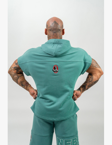 NEBBIA • Maglia con cappuccio REAL CHAMPION verde • Nebshop.cz