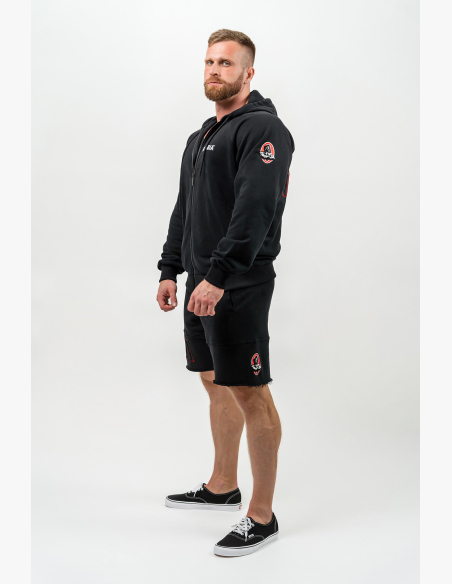 NEBBIA • Zip hoodie BEYOND ORDINARY black • Nebshop.com