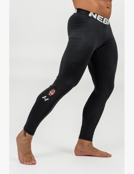 NEBBIA • Fitness legíny s kapsou DISCIPLINE čierna• Nebshop.sk
