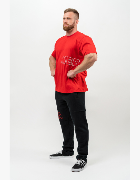 NEBBIA • Tričko s krátkym rukávom DEDICATION červená • Nebshop.sk