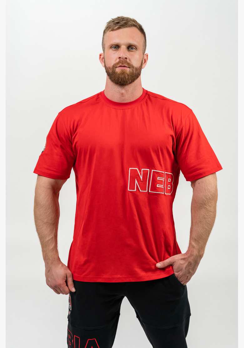 NEBBIA • Tričko s krátkym rukávom DEDICATION červená • Nebshop.sk NEBBIA • Tričko s krátkym rukávom DEDICATION červená • Nebshop.sk